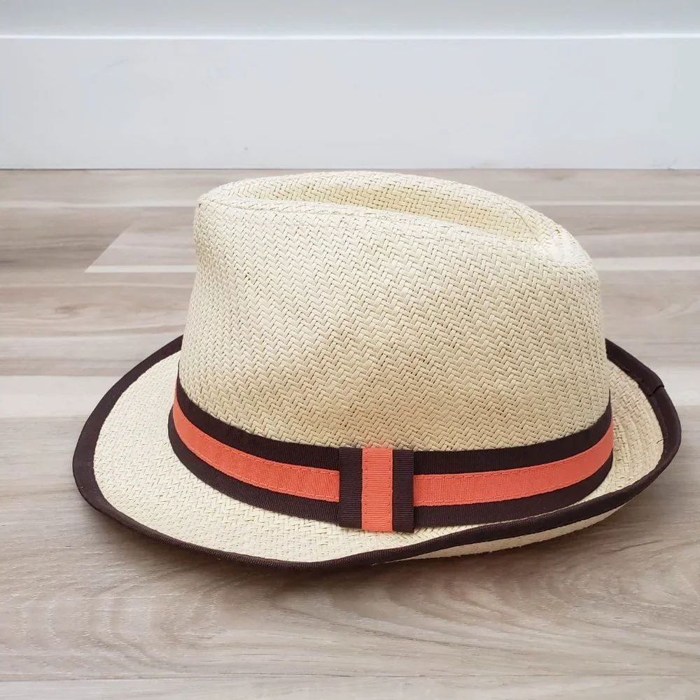 Magid Hats Paper Straw Fedora Hat Beige -One Size